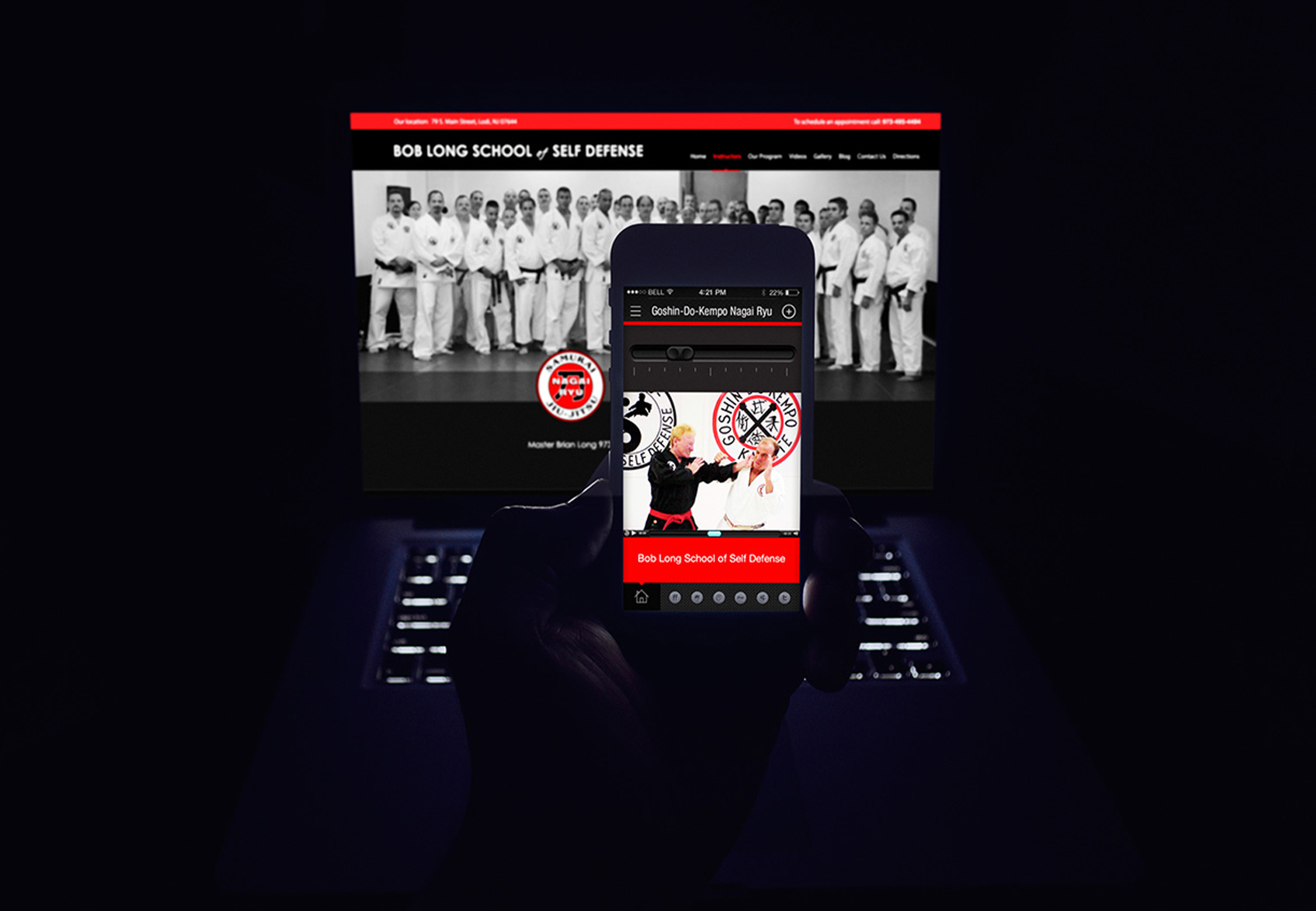 Bob Long School of Self Defense — Website Design